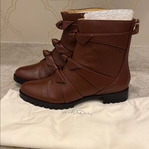 Alexandre Birman Brown Leather Women's Boots